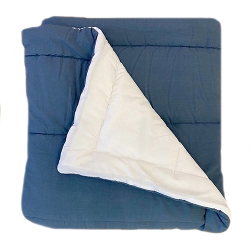 Acolchado Mobili Tusor King call  azul