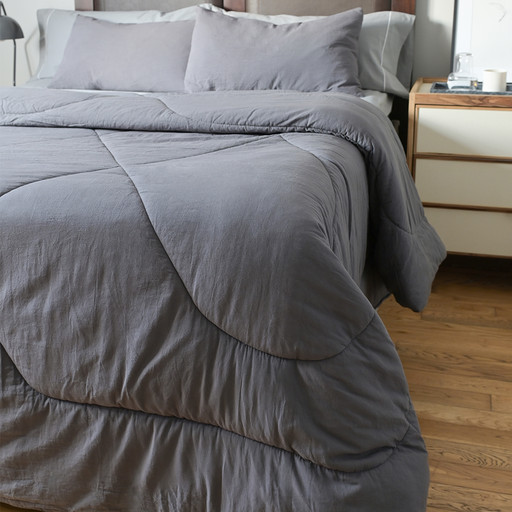 Acolchado Mobili Tusor 1014 2 1/2 gris oscuro