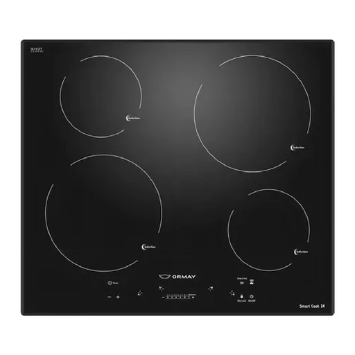Anafe elec induccion 4h COOKI Ormay negro/smart