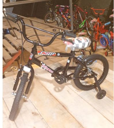 Bicicleta rodado 16 STK Cross Varon -negro /Kelinbike