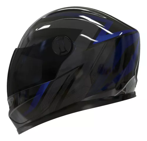 [6356] Casco Vertigo V32 INFLUENCE azul-neg brillante-L