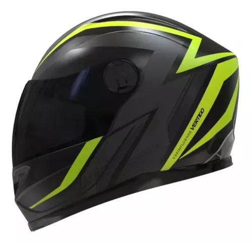[6322] Casco Vertigo V32 INFLUENCE amarillo-neg mate-M