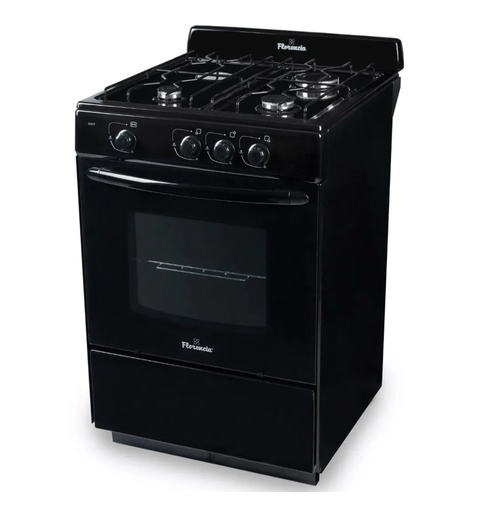 Cocina gas 3H Flor 5507F Florencia -negra