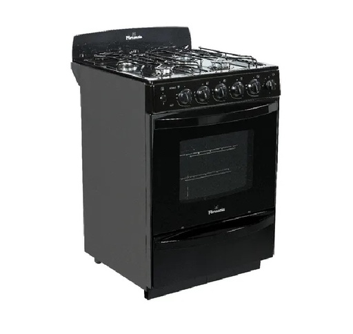 Cocina gas 4H Flor 5517F Florencia -negro