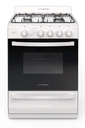 Cocina gas 4H Ormay Luma blanco con encendido