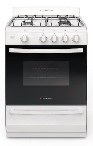 Cocina gas 4H Ormay Vita blanca 