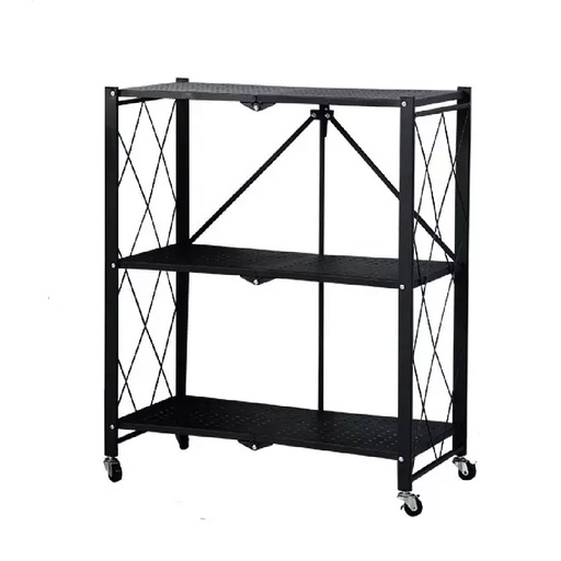 Estanteria Delos plegable KRP1 Delos Negro 3niveles