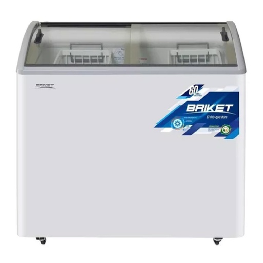 Exhibidora 245lts Briket  horizont bl TVH2500