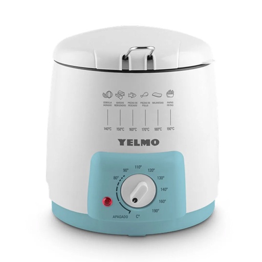 Freidora CA 0.9L 1200W FR-7300 Yelmo-cel/bl