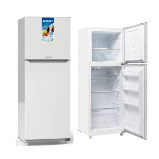 Heladera 350Lts 1811V ciclica Briket/estant vidrio blco-garantia 1 año