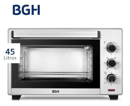 Horno elec 045lts BHE45S22 BGH / inox