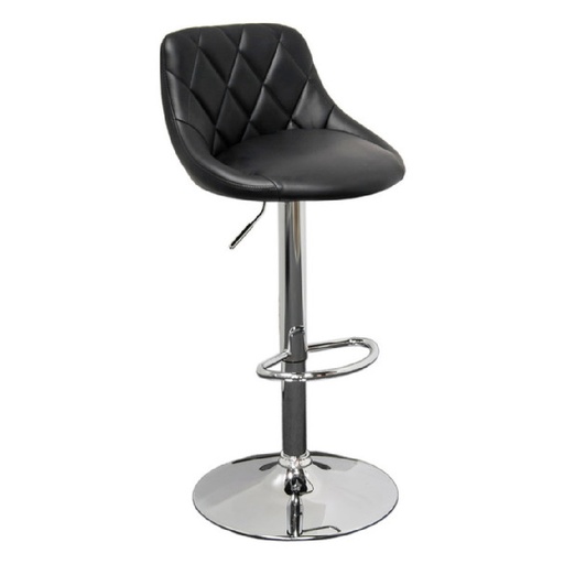 L Banqueta Delos Curtis PRBA10 cuerina negro/Art en Liquidacion con detalles 