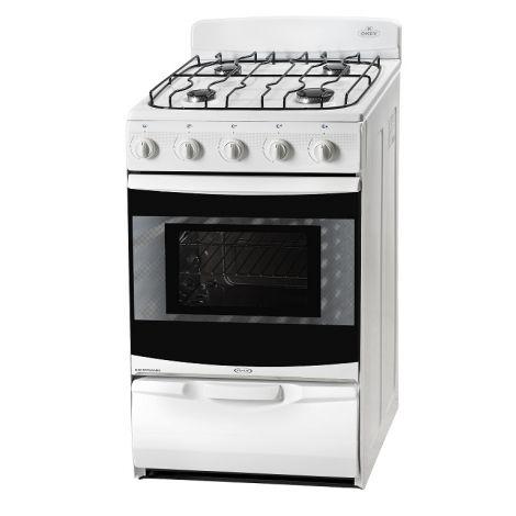 L Cocina gas 4H Ormay Okey/Petit  blanca s/encendido/Art en Liquidacion con detalles 