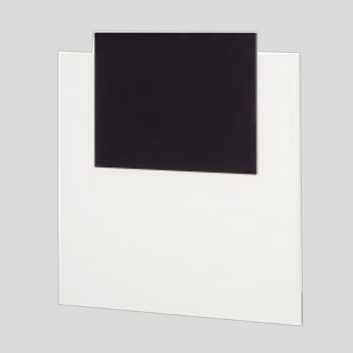 L Respaldo som 100 Maximo Melamina negro+bco/Art en Liquidacion con detalles  