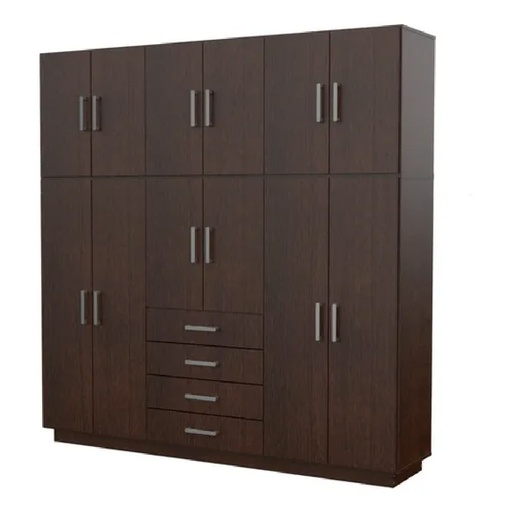 Placard Mosconi Dakar 12P 209x214x46 wengue 56587 /con armado en domicilio local