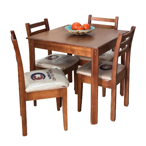 PS-Mesa TK LENA Tapa Finger 85x85 L. cedro