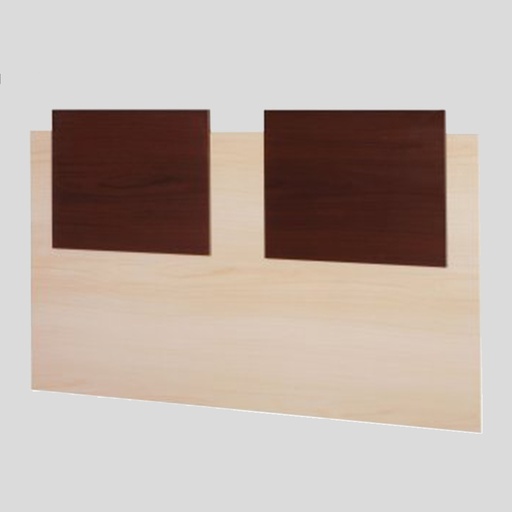 Respaldo somm 180 Maximo Melamina choco mapl