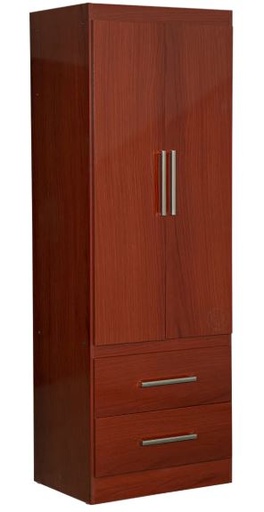 Ropero Maximo Fortalez 2P 180x062x47 caoba/Terminado