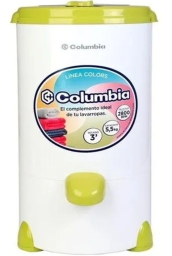 Secarropa 5.5kg HTS 5504 verde Columbia - 2800rpm