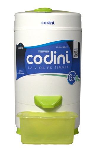 Secarropa 6.5kg 2800rpm Innov Codini-verde-IV65
