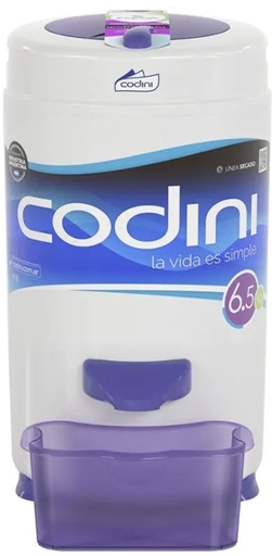 Secarropa 6.5kg 2800rpm Innova Codini-lila-IL65