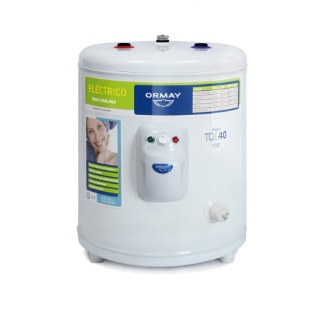 Termotanque elec 40lts Ormay TQE-40 Blanco-dual  