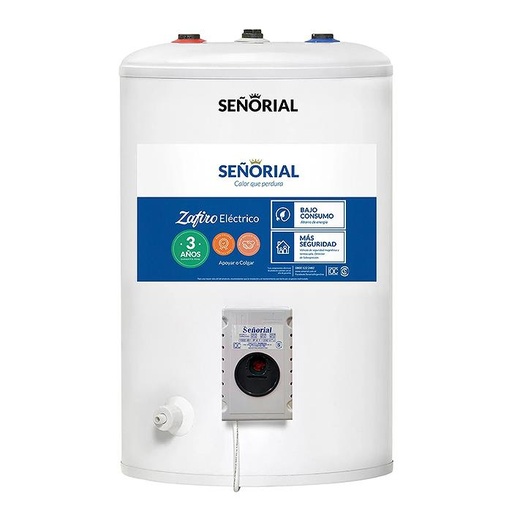 Termotanque elec 65lts Zafiro Señorial TESZP-65 carga superior