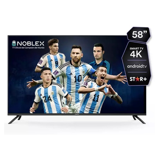 [DB58X7550] TV 58" 4K And Smartv DB58X7550 Noblex - Negro