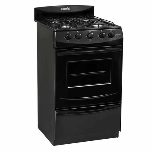 Cocina gas 4H CANDOR LINE495 Escorial-s/enc Negro