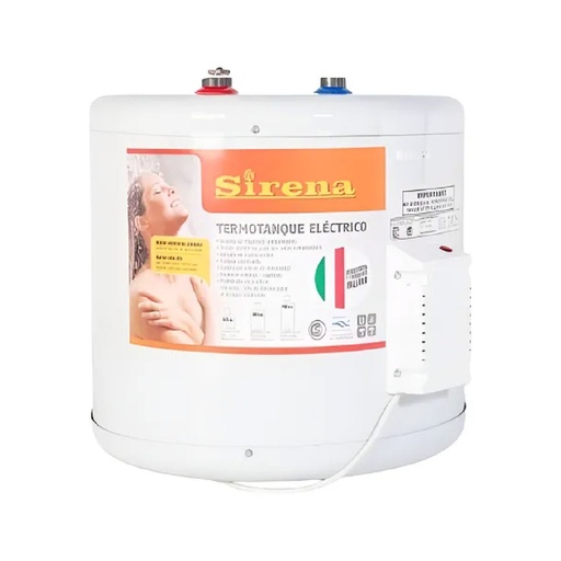 Termotanque elec 40lts Sirena TE-AR40 Blanco carga sup/inf