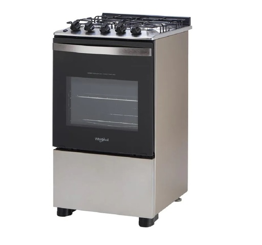 L Cocina gas 4H Whirlpool inox WFO4NBRDIM/Art en Liquidacion con detalles 