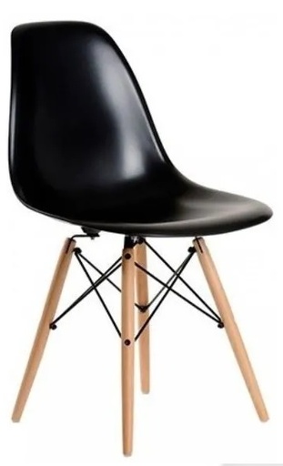 Silla Eames Gardenlife / negro