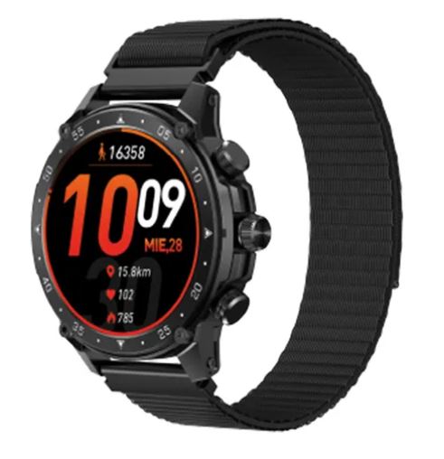 Reloj Q9S black + malla Quantum Bands 22mm-Brown de regalo