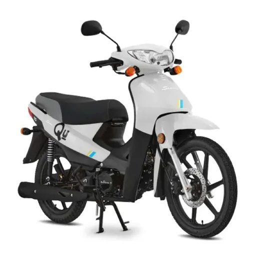 Moto 110 Base Siam -Blanco incluye papeles 