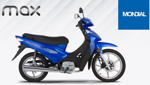 Moto 110 MAX A/D LD V01 Mondial -azul