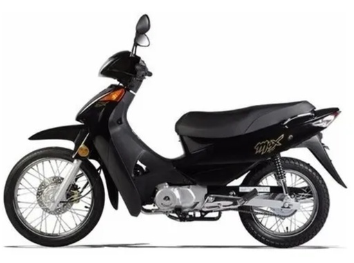 L Moto 110 MAX A/D LD CUB Mondial -negra/Art en Liquidacion con detalles