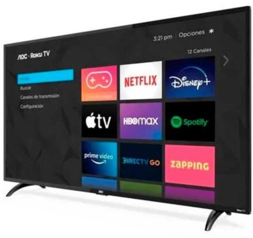 TV 32" HD Smartv led Roku 32S5135/77G AOC